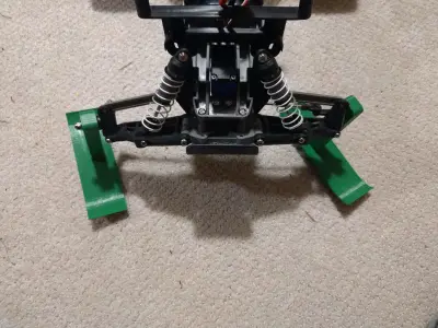 Skis for Traxxas Stampede 2WD 12mm Hex 3D print model