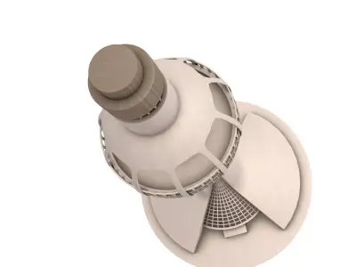 Jeddah Lighthouse 3D model