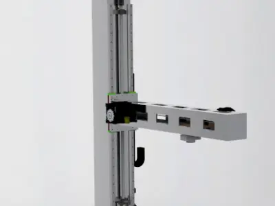 Column manipulator   Low-poly 3D model