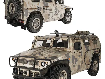 Gaz Tiger 2330 3D model