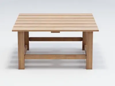Mirror Lake Garden Table 3D model