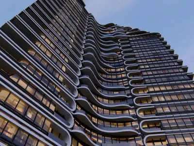 Residential Tower2 3D model