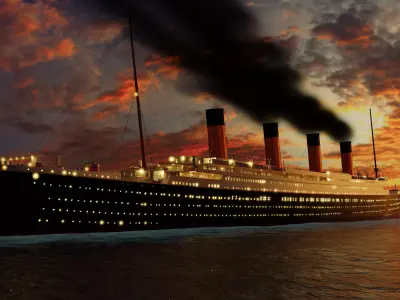 RMS TITANIC SHIP 3D model