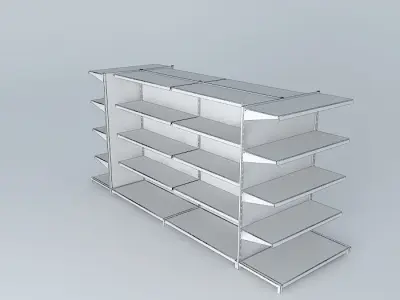 gondola central 3 Free 3D model