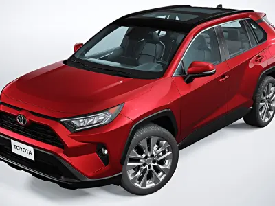 2019 Toyota RAV4 3D model