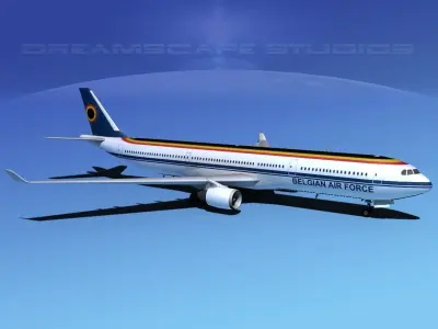Airbus A330-300 Belgian Air Force  3D model