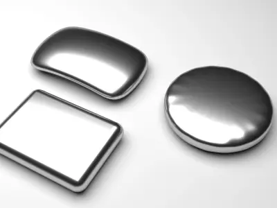 Stainless Steel Soap Bar 3D model