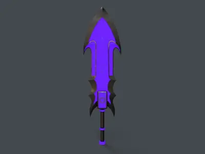 Sci-Fi Sword V4 - 03 Low-poly 3D model