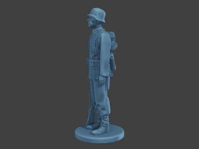 German soldier ww2 G1 000 Free 3D print model