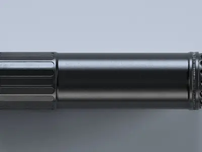 Silencer - suppressor OSS - Highpoly - 5x56 NATO 3D model