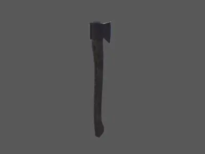 old axe Free low-poly 3D model