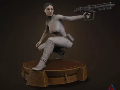 Padme Amidala - Starwars 3D print model purchase
