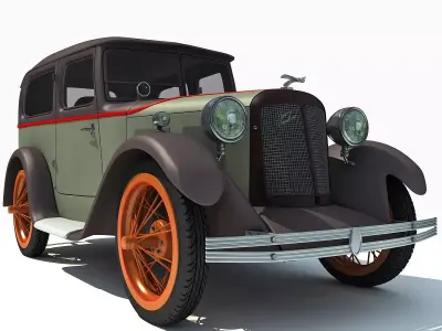 WWII Austin Vehicle 3D model