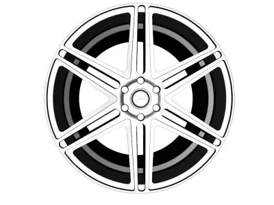 Wheel Custom Model DUB Skillz 3D model