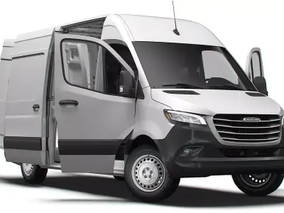 Freightliner Sprinter L2H2 RWD HQ Interior 2024 3D model