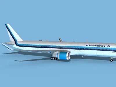 Boeing 767-400 Eastern Airlines 2 3D model