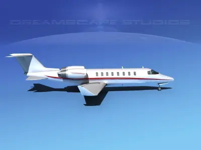 LearJet 45 V10 3D model