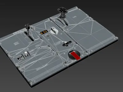 Lower Pedestal Se Low-poly 3D model