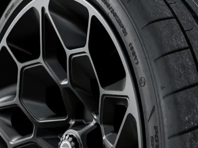 Bridgestone Potenza Sport 265 30 ZRF R21 3D model