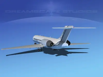 Boeing 717-200 Olympia 3D model