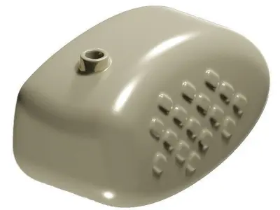 Brass Fuel Tank 3D model