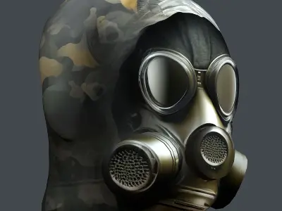 Helmet 3d model military combat Military Low-poly Low-poly 3D model