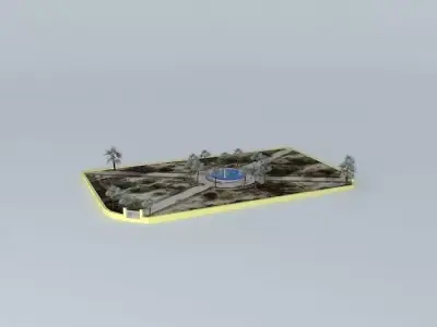 Parque Saint Jean de Vedas Free 3D model