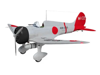 MItsubishi A5M4 Claude Type4 3D model