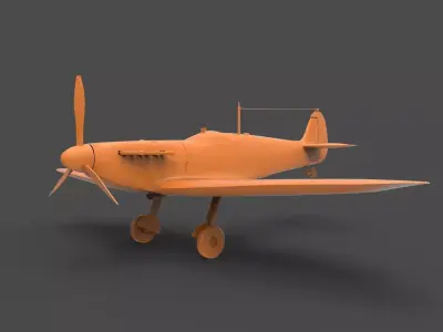 Supermarine Spitfire 3D print model