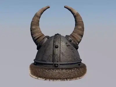 Barbarian hamlet 3D model