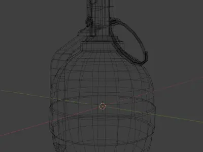 Grenade GBO-88 PBR Textures Low-poly 3D model