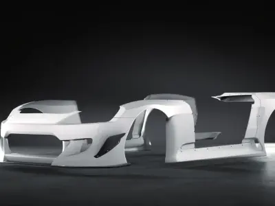 s2000 Pandem Bodykit 3D model