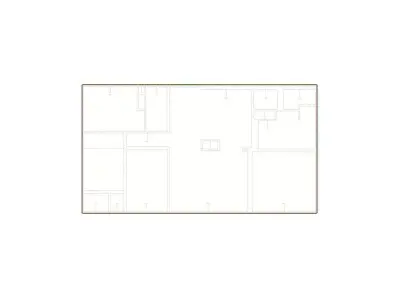 Simple Exterior Sketch by Interior - 3001-3500 SF - Xactimate 3D model