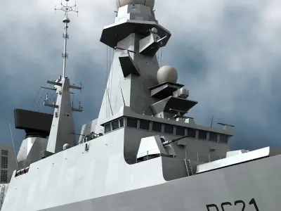 Horizon Class Frigate 3D model