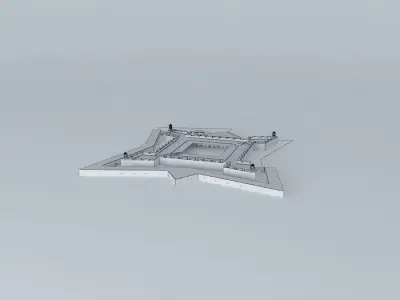 Castillo de San Carlos de la Barra Free 3D model