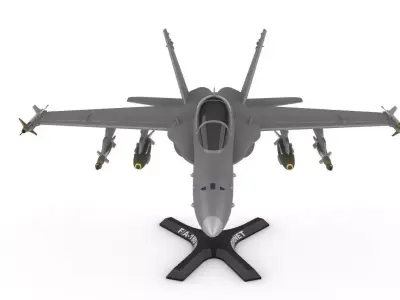  FA-18D Hornet 3D print model