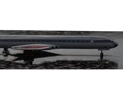 De Havilland DH-106 COMET4B 1960s-1970s 3D model