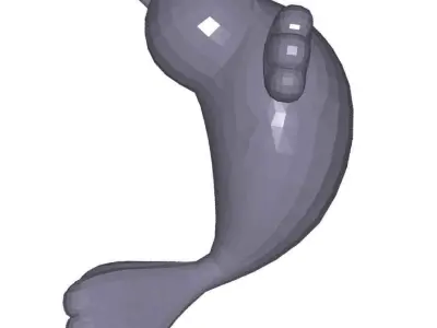 MakeIT Water Type Pokemon Seel 3D model