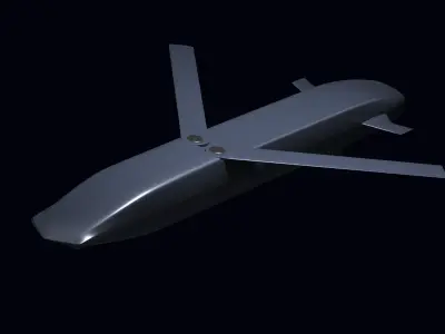 Subsonic Cruise Missile 3D model