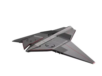 Drone star wars x-wing fighter 3D model