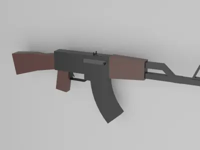 Weapon Pack Low-poly 3D model