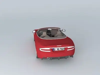 Aston Martin DBS Volante 2010 Free 3D model