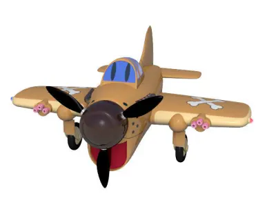 Dog fighter 3D model