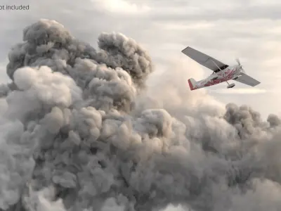 Cloudy Clouds Volumetric VDB For Blender 3D model