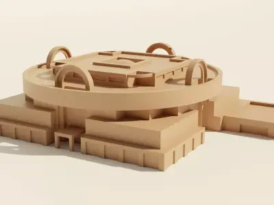 Shanghai Museum 3D print model