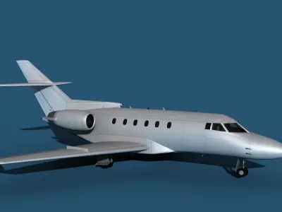 Hawker Siddley 800SR V15 3D model