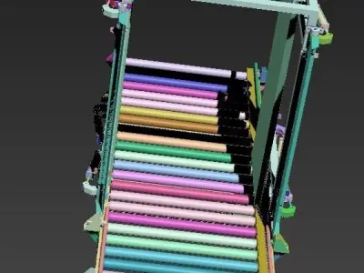 Chain hoist 3D model