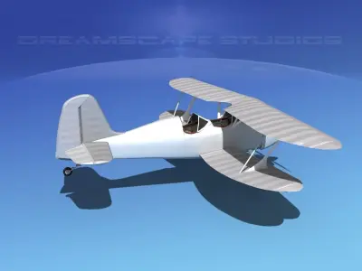 Stolp Starduster Too SA300 Bare Metal 3D model
