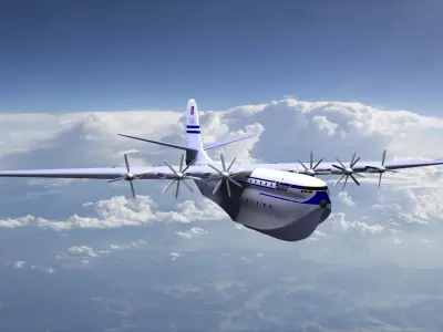 Saro Princess flyingboat 2 3D model