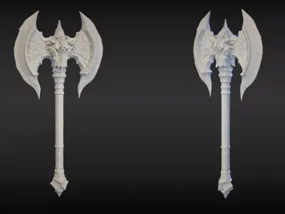 Stylized Axe 24 3D model